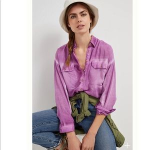 Anthropologie Pilcro Joelle Button Down (B2)